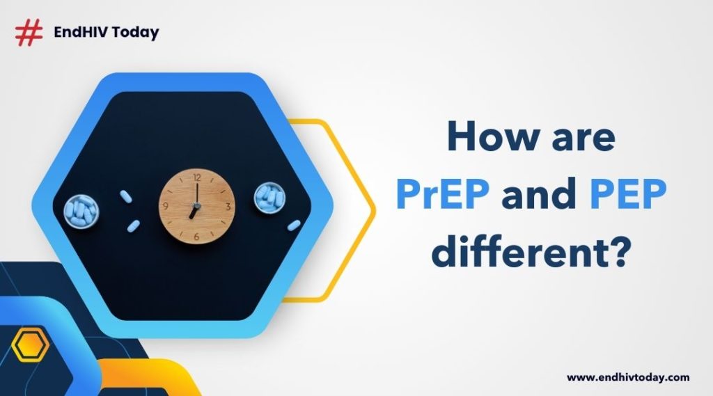 How are PrEP and PEP different